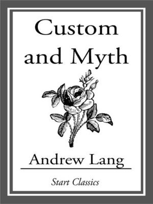 cover image of Custom and Myth